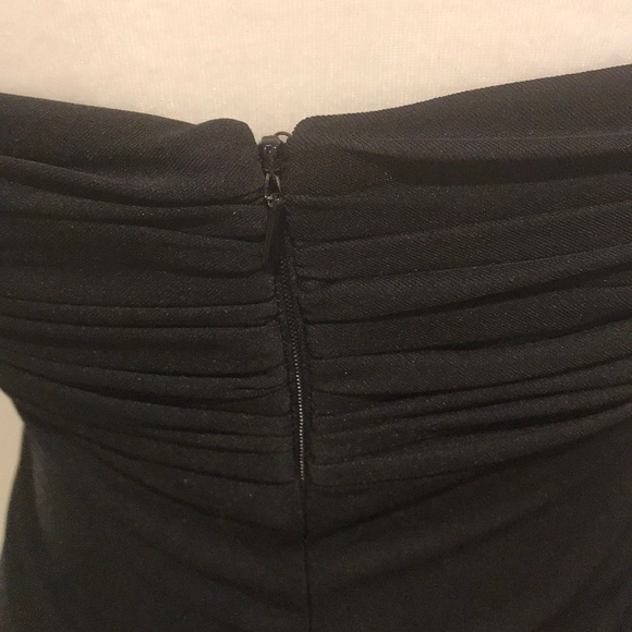 Embellished Black Halter Top with Open Back - Picture 6 of 8